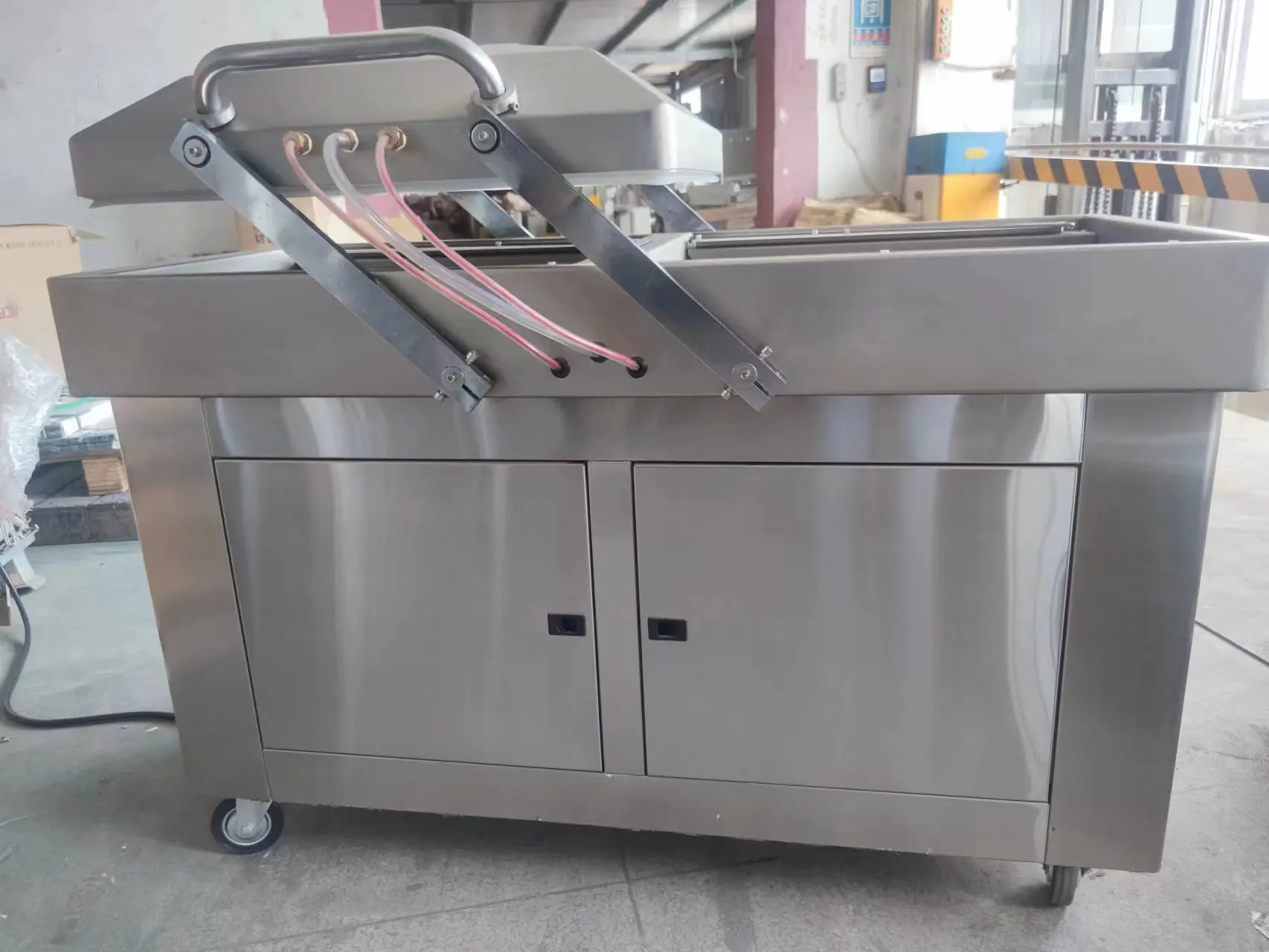 Commercial Marinated Meat Cooked Food Wet and Dry Dual Use Large Bench Vacuum Sealer Packaging Machine