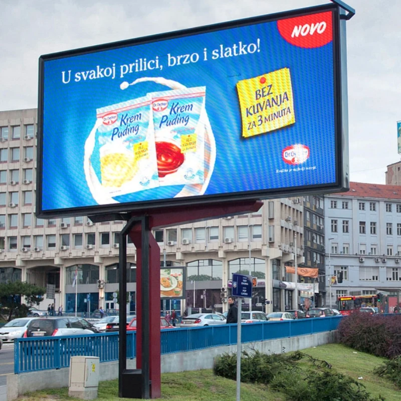 P10 Outdoor Advertisement Electronic Waterproof TV Sign LED Board Digital Screen Advertising LED Display Panel Billboard