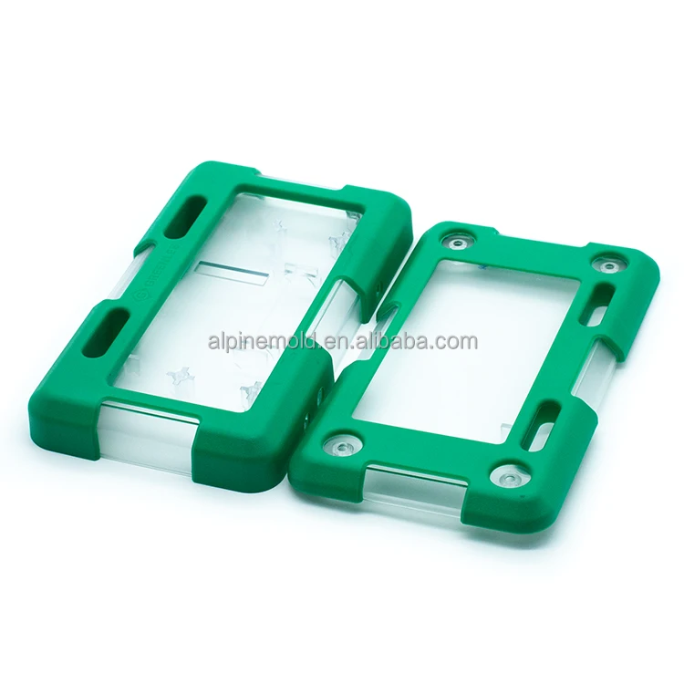 Custom tpu/tpe ABS Plastic PartsSilicone Insert Overmolding injection molding