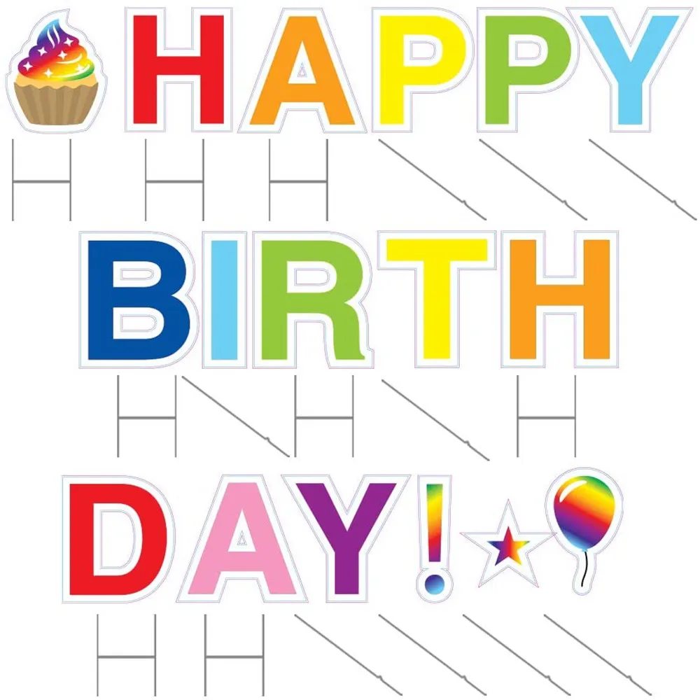 Plastic sign board birthday vote yard signs sheet fluted corrugated PP plastic hollow sheets lawn signs