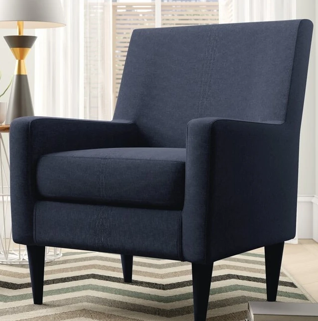 Modern Living Room Leisure Chair Furniture red Velvet Upholstery Leisure Accent Sofa Chair With Gold Legs