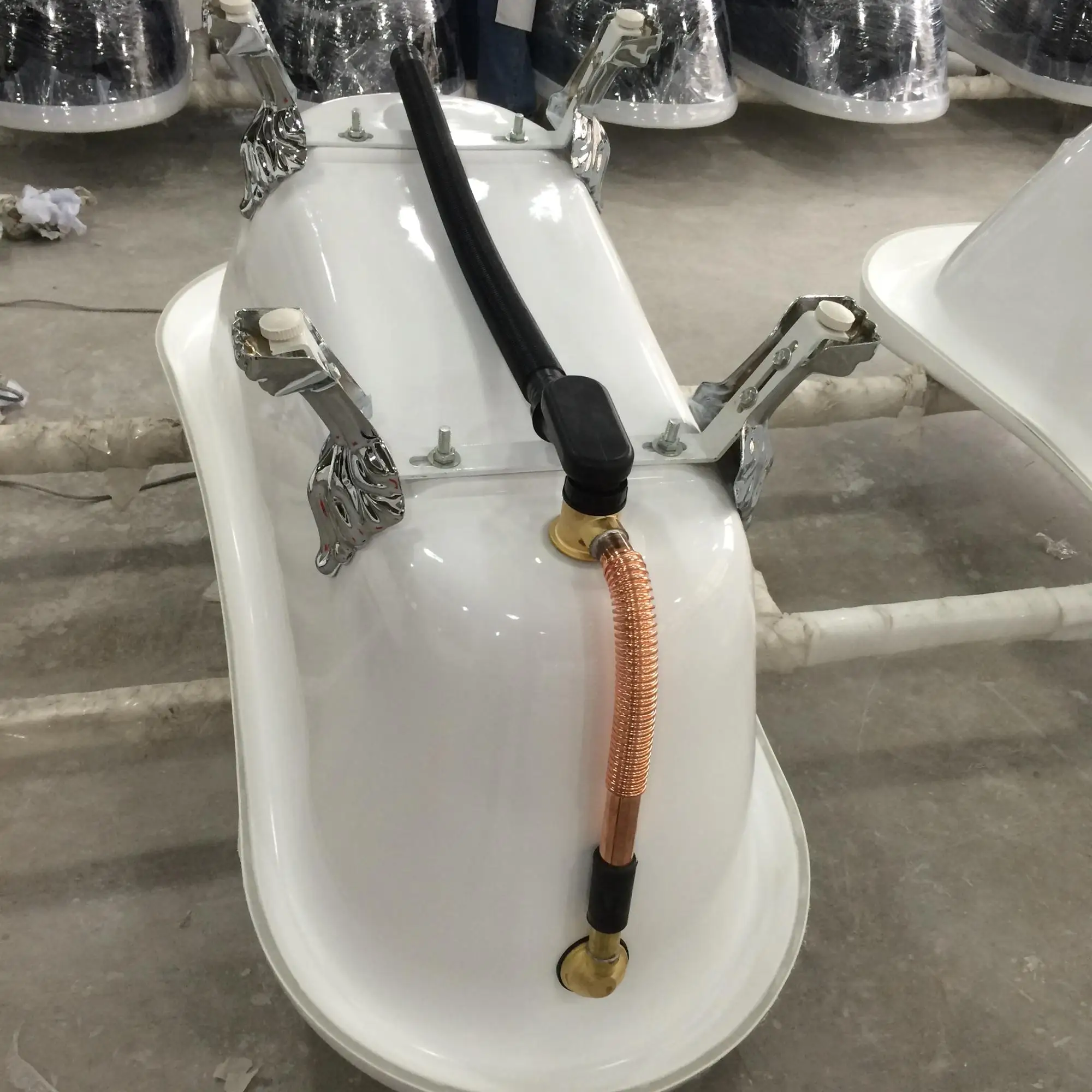 cheap antique tin bathtub for portable baths