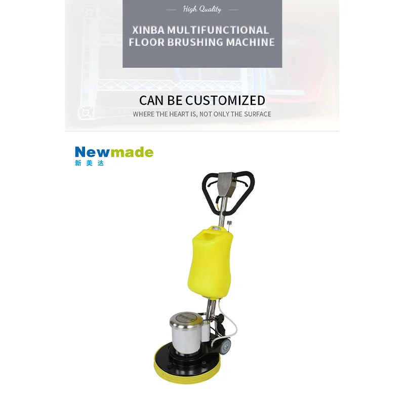 Floor Cleaning Machine Single Disc Floor Sweeper Multifunction Burnisher