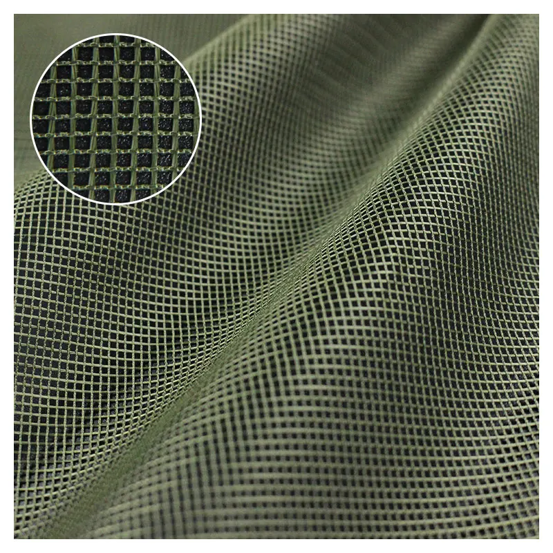 Manufacturer 100% Polyester Net Mesh Fabric Polyester Fabricsfor Luggage Lining