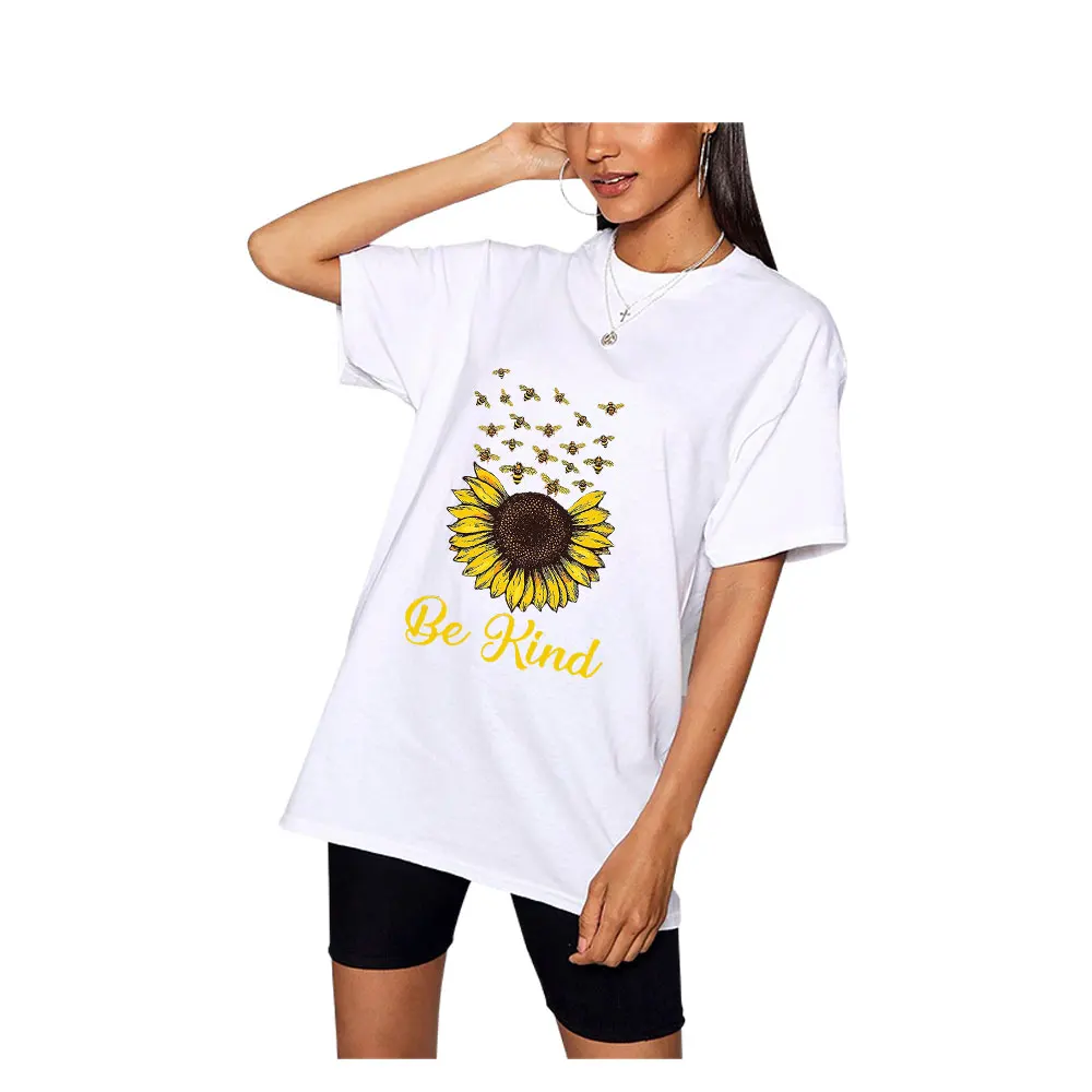 Sunflower Letters Iron On Patches Van Gogh Skull Heat Transfer Stickers Clothes Stripes Women Thermal Stickers T-Shirt Applique