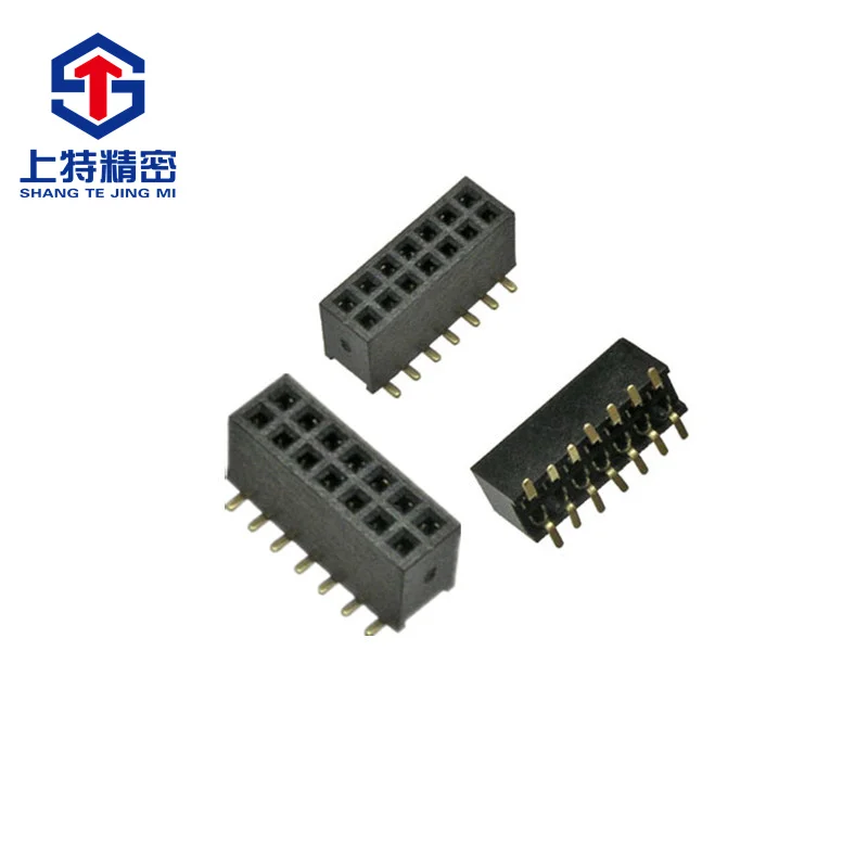 1.27MM Elevator SHROUDED HEADER SMT Female Header