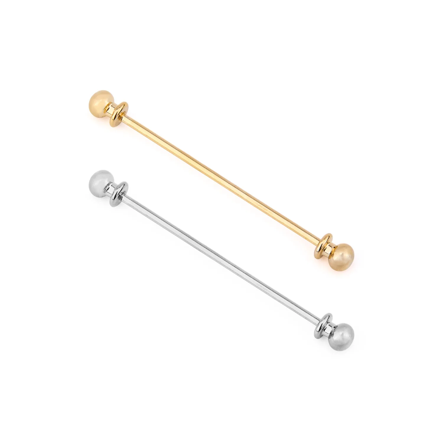 Wholesale Suit lapel pin formal suit shirt accessories tie clip collar bar French lapel pin for men