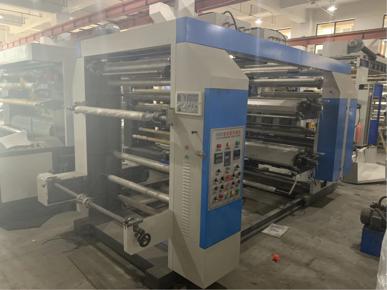 YT Series Semi-Automatic Six Colors Flexo Printing Machine Letterpress machine for plastic bag logo printing