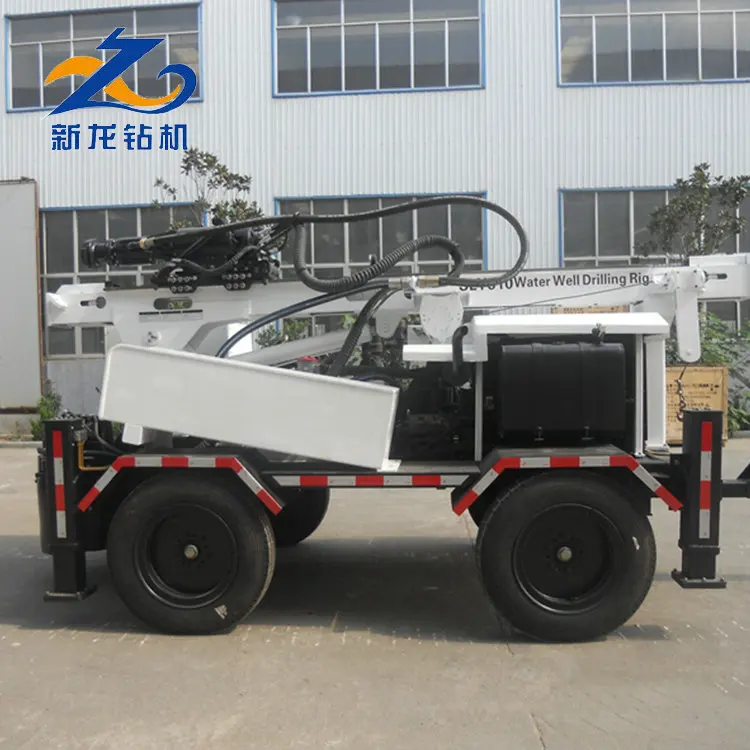 Economical Hot Exported 260m SLY510 portable water well drilling rig for sale
