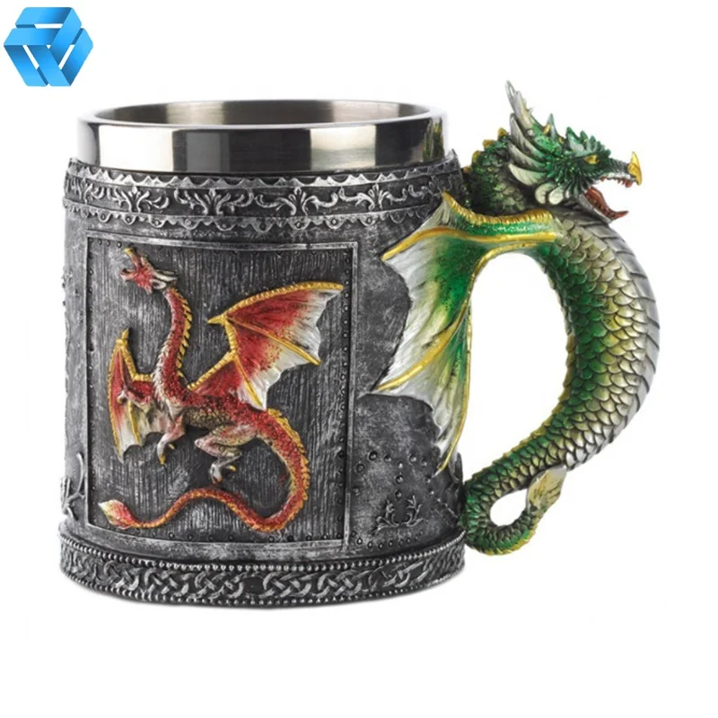 Праздничные подарки на Хэллоуин 3D чашка-скелет для Хэллоуина креативная уникальная кружка из нержавеющей стали пива кофе смолы