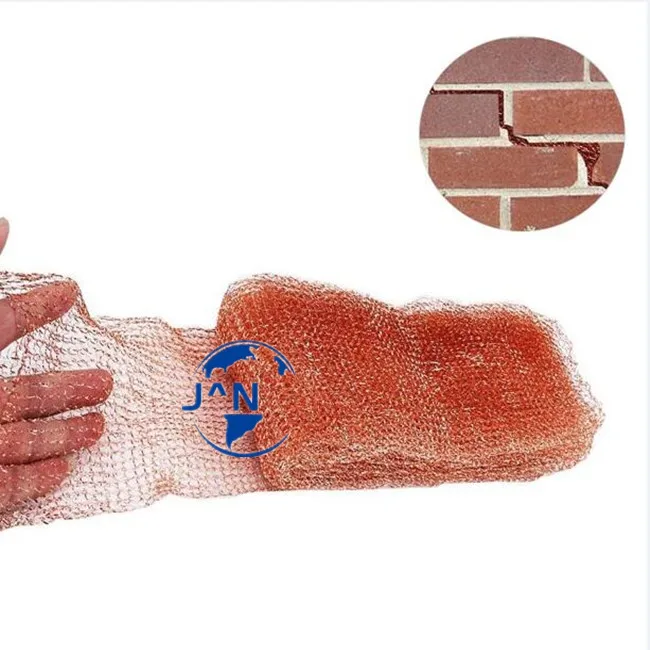 Hestia Sel Sup Prod-2022 Hot Sale 100% Copper Knitted Wire Mesh For Pest Control With 0.25 mm Diameter 35 mm Width