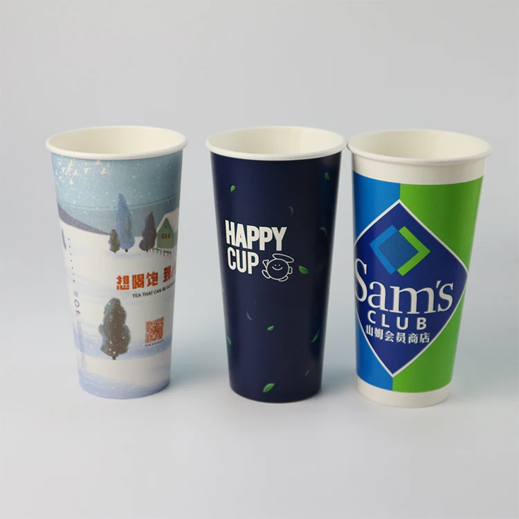  Disposable Single Wall Paper Cups Custom