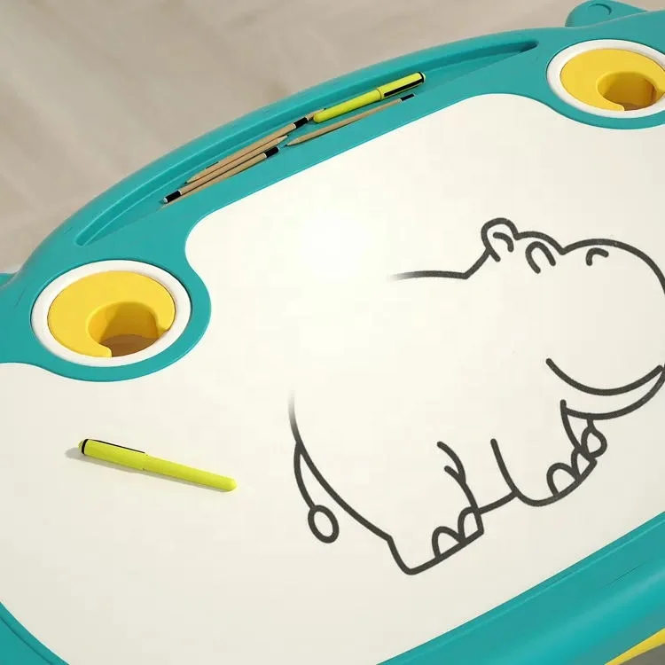 New Height Adjustable Children Activity Table Reading Study Desk Baby Dining Table And Chair Kids Play Table