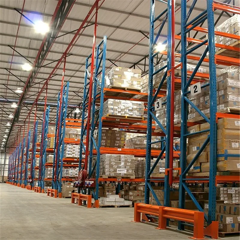 Easy install height adjustable 5 layers metallic shelves stacking storage shelf racks rak warehouse pallet racking system