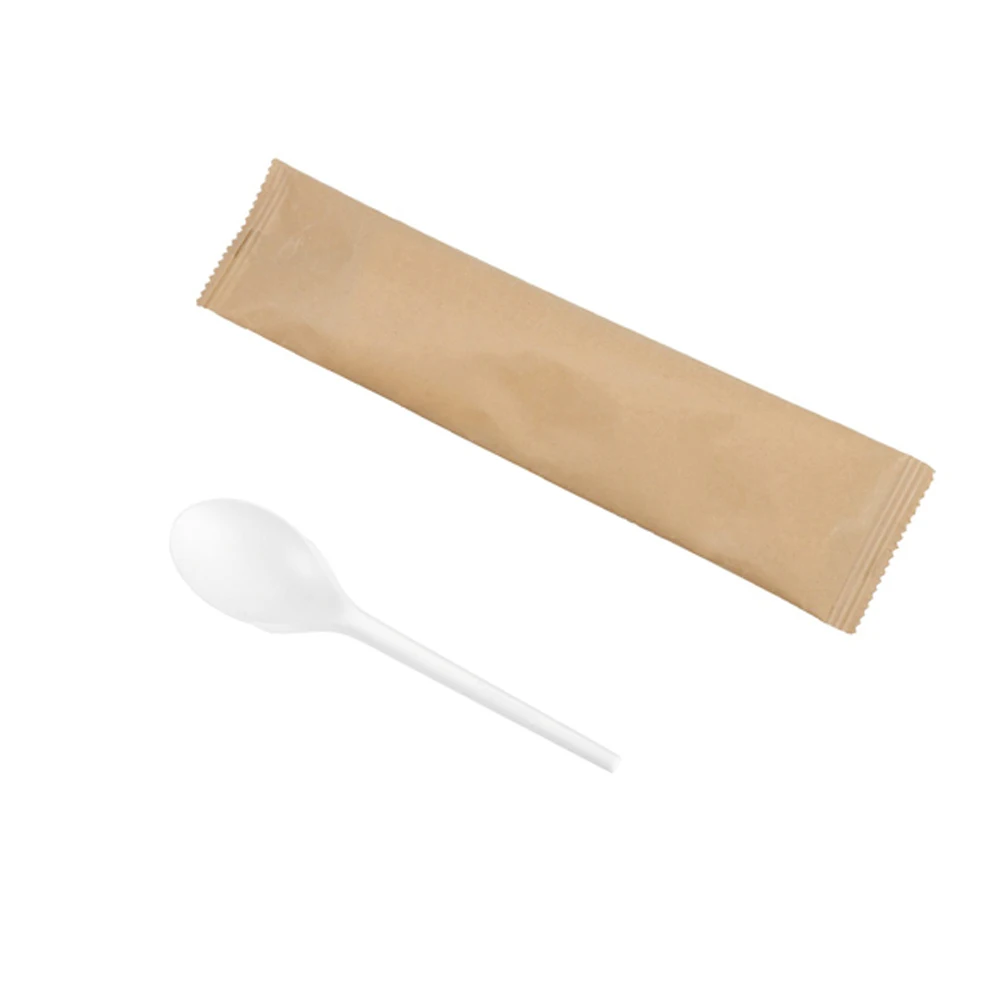 Bulk Package Disposable Biodegradable Eco Friendly Nature CPLA Knife Fork Spoon Set Cutlery Kit