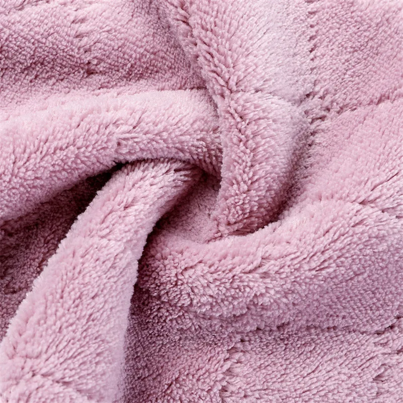 Super Absorbent Rag Kitchen Cleaning Cloth Double layer Coral Fleece Dish Towel Dish Cloth Kitchen Rag Gadgets