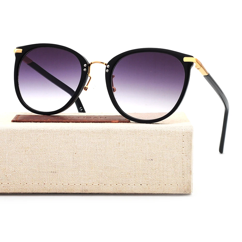 Korean design trendy women acetate shades sun glasses own brand sunglasses