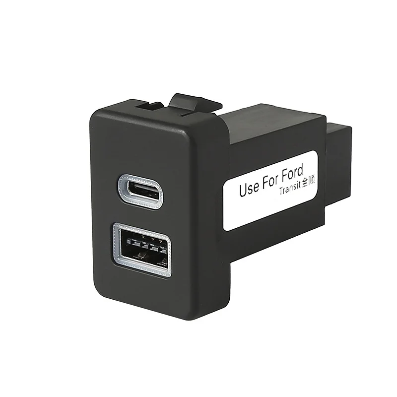 Newest PD+QC3.0  With light Charging switch For ford