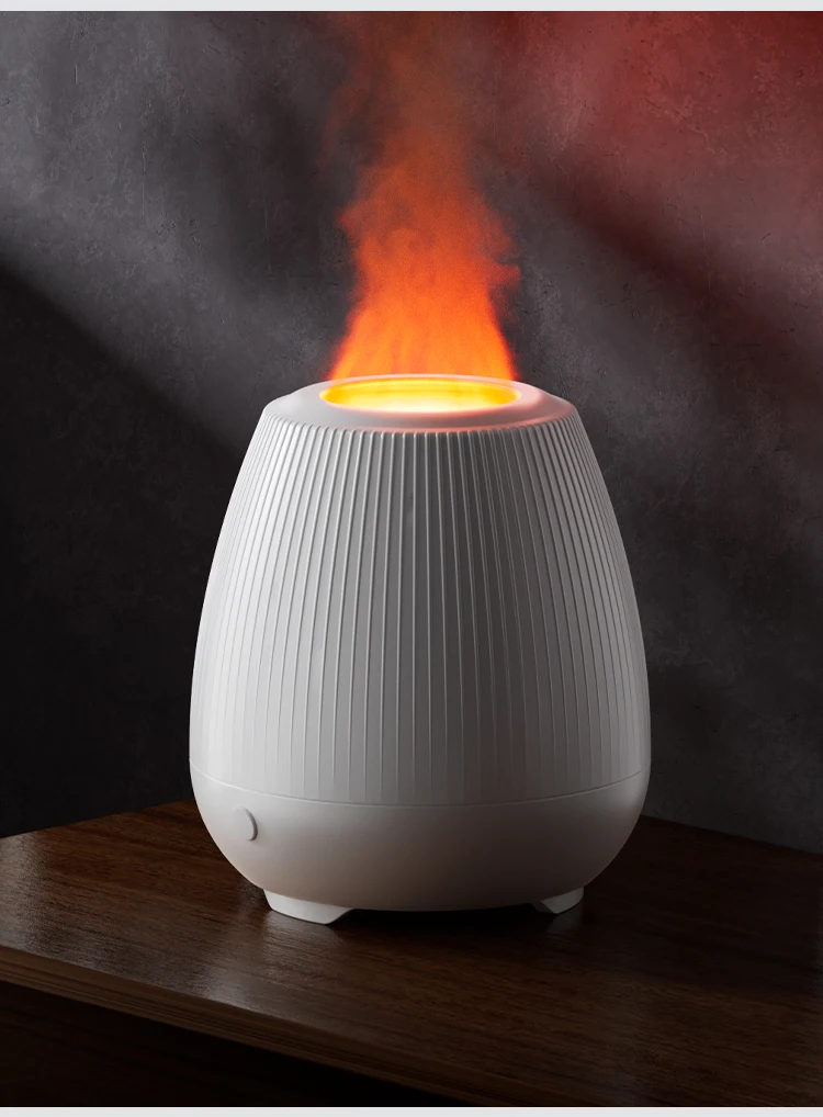 Hot Selling 200ml Flame Air Aroma Diffuser Humidifier Aromatherapy Essential Oil Dispenser for Home Use 1 Year Warranty