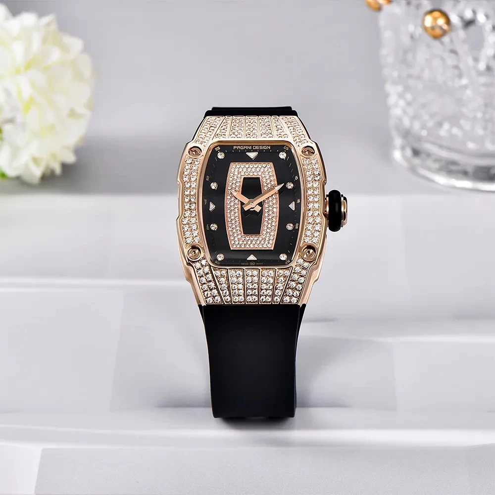 PAGANI DESIGN YS013 2024 New  Women Fashion Simplicity diamond Ladies Women Watches Luxury Quartz Watch For Gift