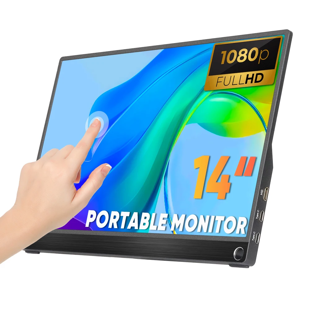 SIBOLAN 14 дюймов 1080P FHD Full HD игровой USB портативный Portatil монитор экран расширитель для ноутбука мобильный