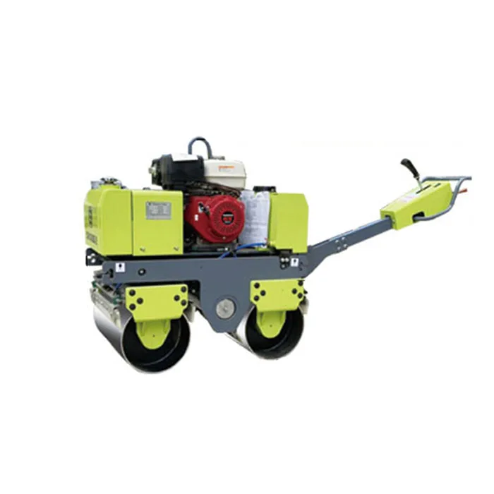 Honda Mini Road Roller Compactor Ride-On Double Drum Vibratory Roller with Core Components Motor Engine Pump Bearing