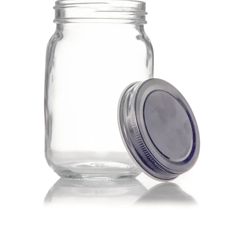 Honey Jam Food Storage Jars Jars with Lid Round Glass 100ml-1000ml Kitchen Storage Bottles & Jars Handmade Customized Logo Spice