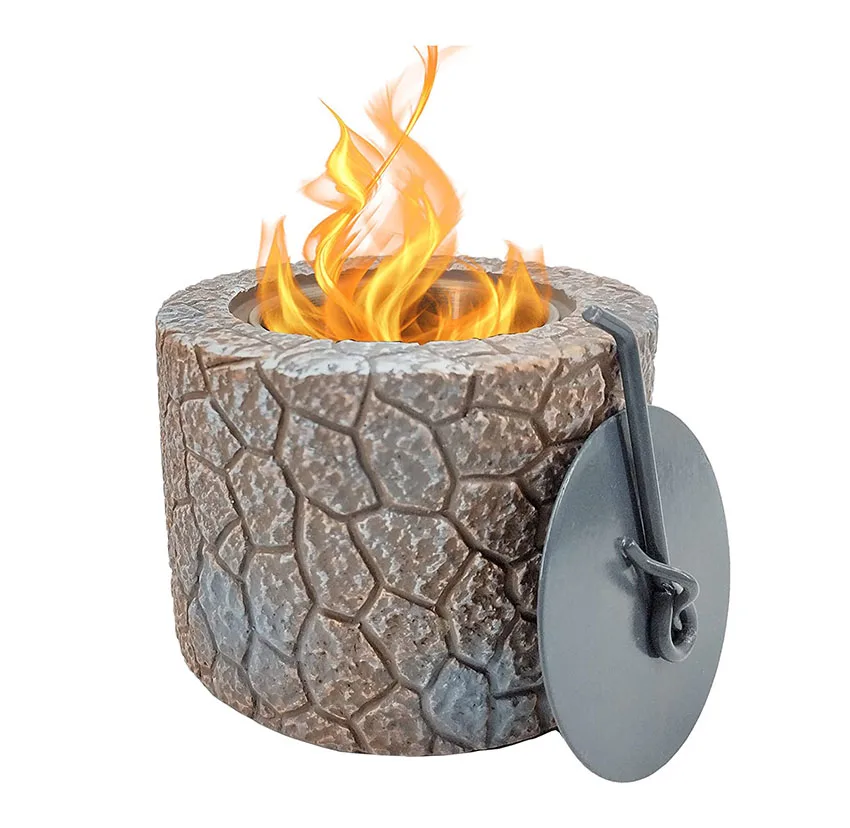 Decorative High Top Outdoor New Design Fuel Burner Bio Ethanol Better Homes Gardens Tremont  Portable Stone Fire Pit