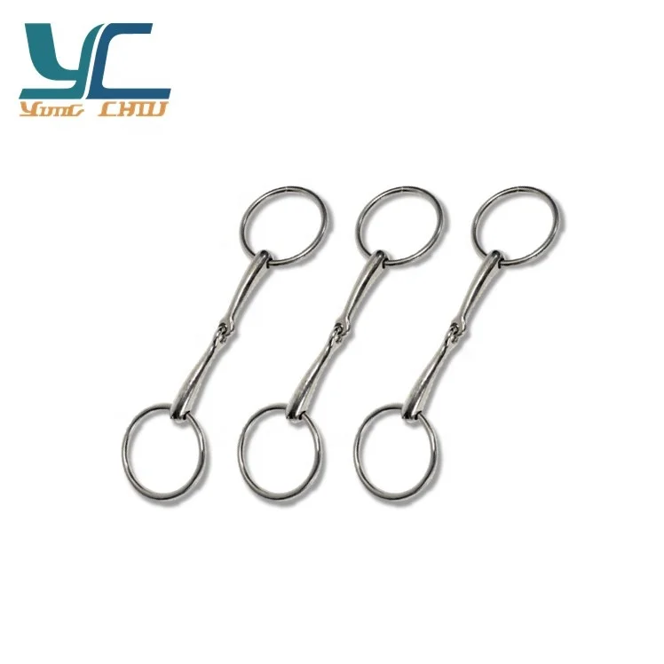 stainless steel horse equine ring snaffle bits