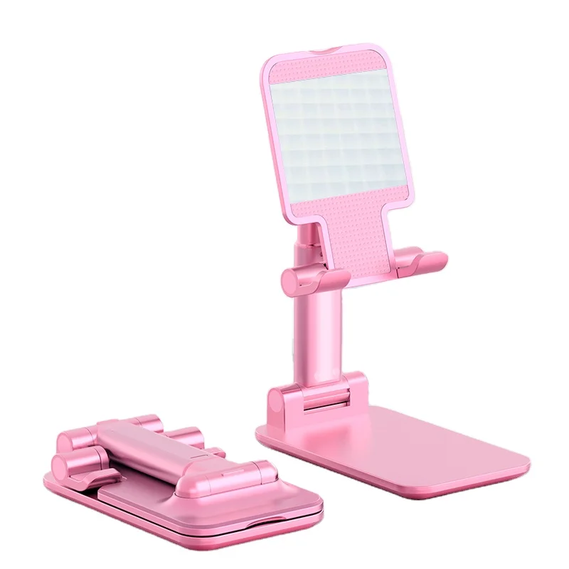 
 72 градуса Регулируемый складной телескопический держатель мобильного телефона  