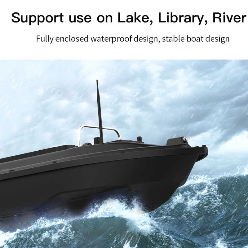 2025 Good Quality Price D16B GPS Double Motors Outdoor Rc Bait Fishing Boat