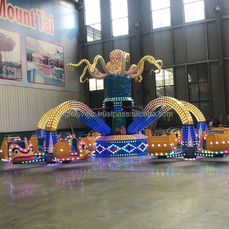 Commercial Outdoor Amusement Park Funfair Playground Carnival Thrilling Rides Big Octopus Ride 40 Seats for Sale