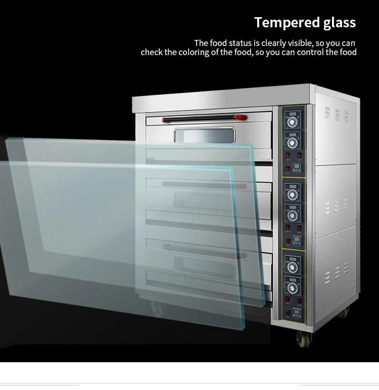 Commercial electric roaster oven, forno industrial commercial deck combi  gas and electricity oven