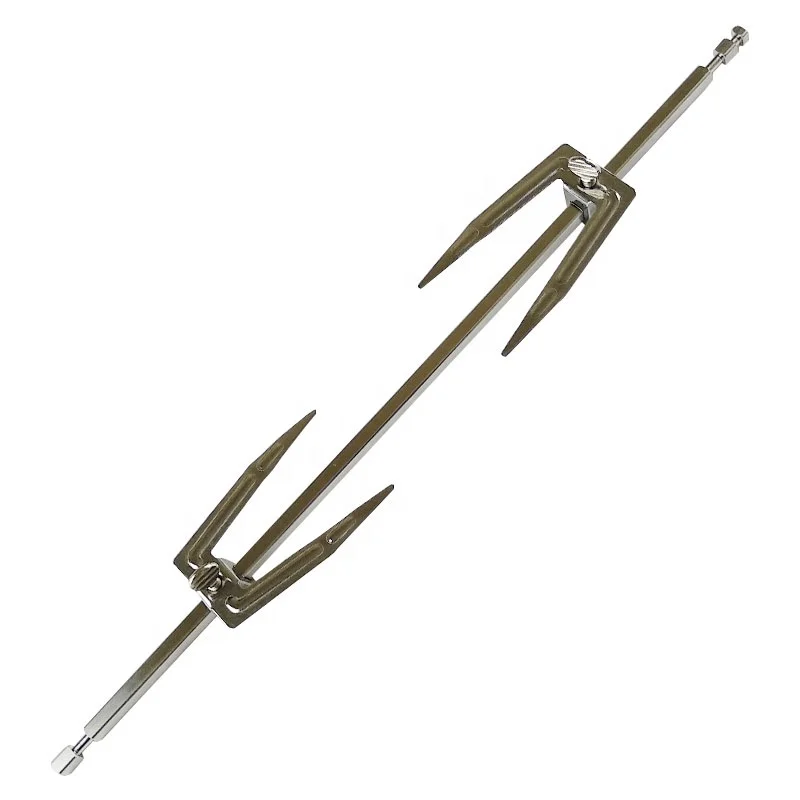
SUS304 stainless steel electric oven universal roast chicken spit roasting fork 360 degree rotating roasting shaft accessories 