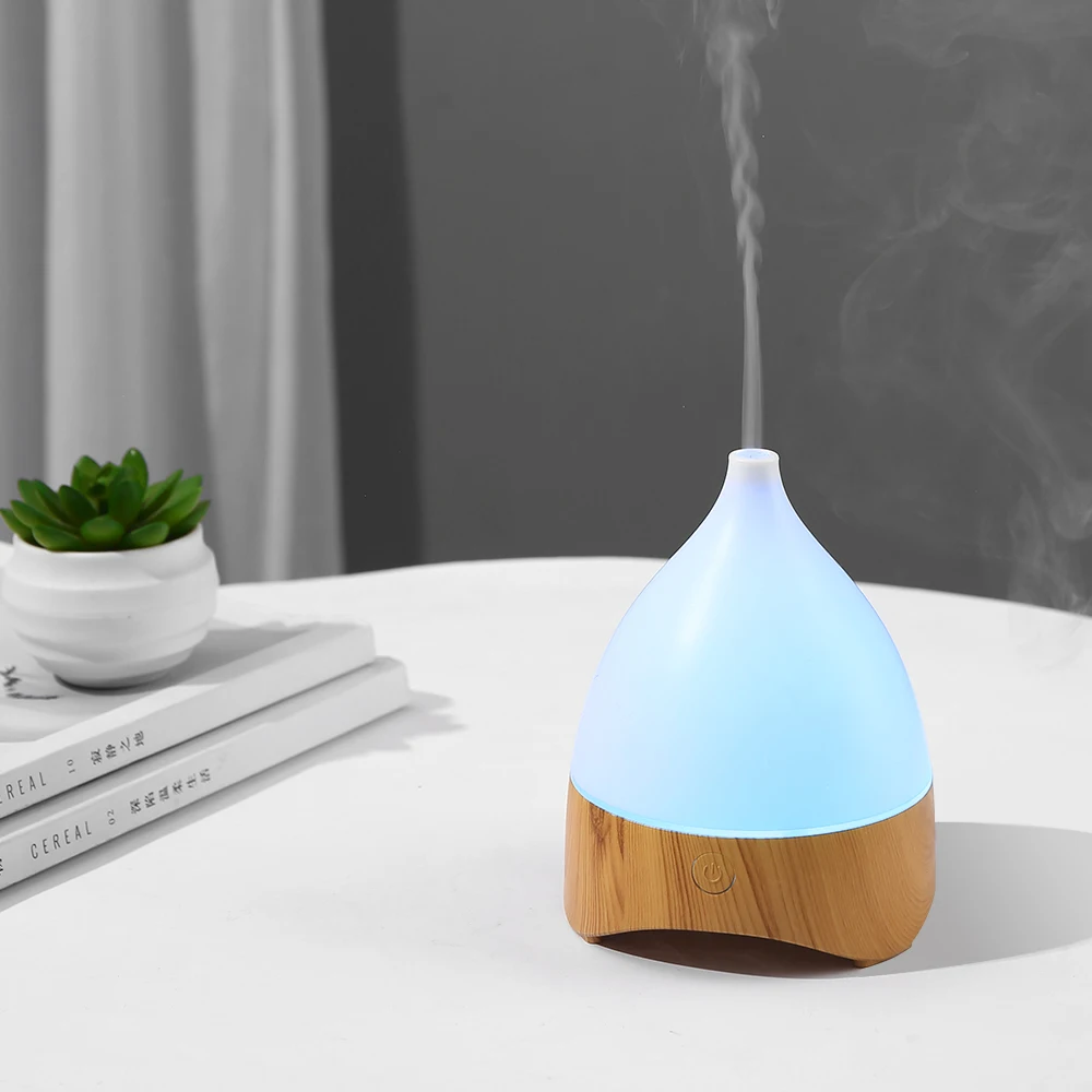 100ml Ultrasonic Scented Oil Vaporizer Evaporator Aromatizer Small Aromatherapy Oil Mini Portable Air Humidifier Aroma Diffuser