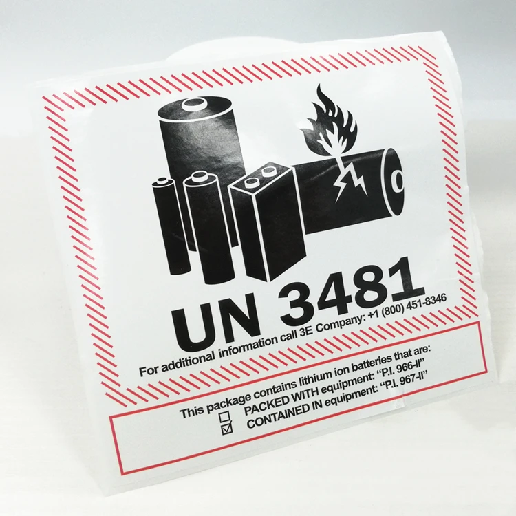 2024 High Quality Battery Transport Caution Warning Labels,Dangerous Goods Sign Sticker,FBA Shipping Label