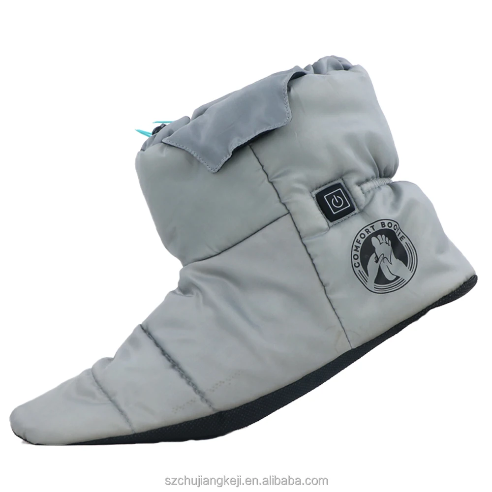 Gray multi-function customization Rechargeable Wireless Winter Warmer electrically Heated shoes