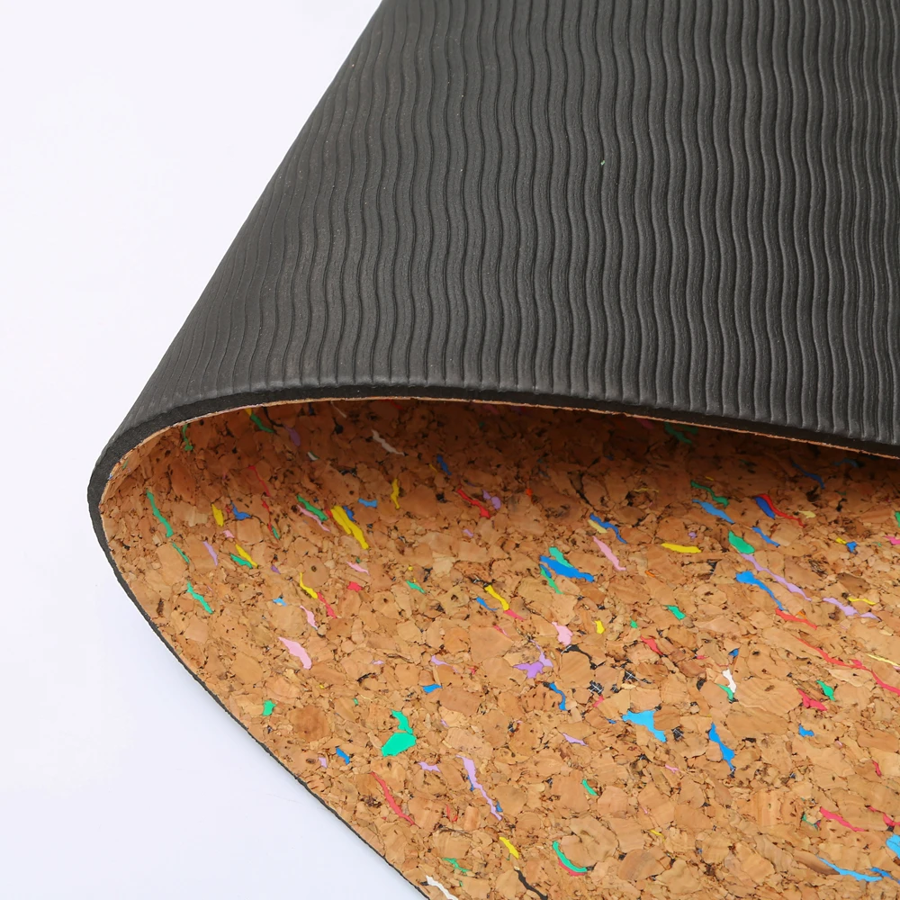 High Quality Custom Logo Organic Cork Yoga Mat for Yoga and Pilates