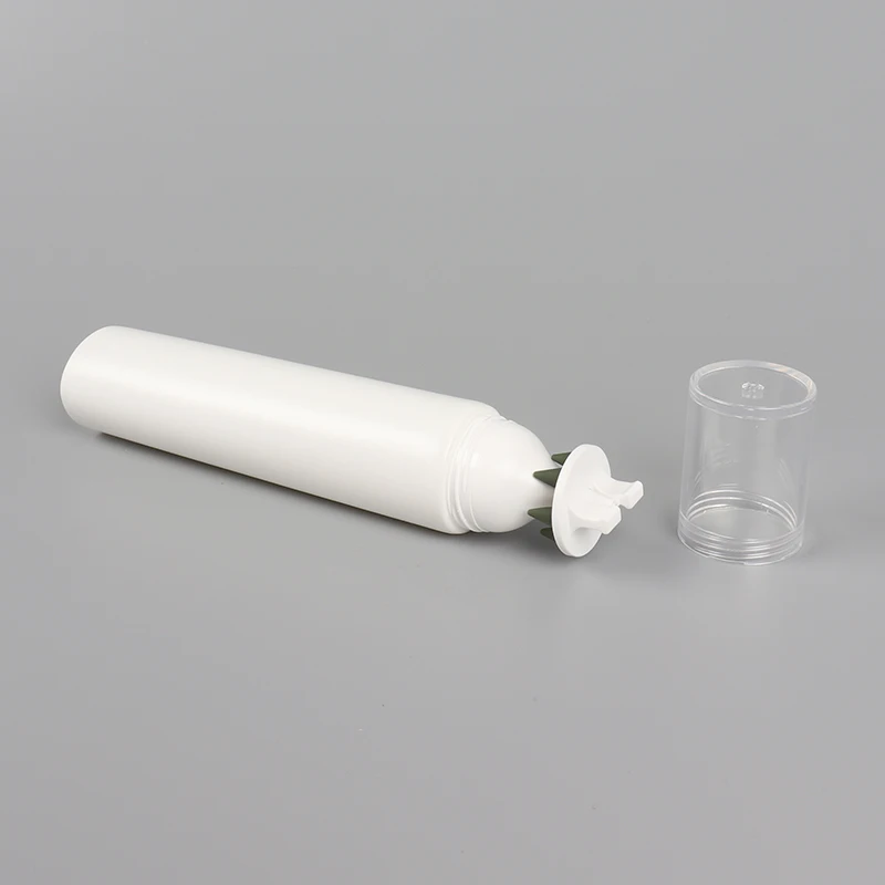 Plastic tube for massaging scalp PE cosmetic tube for hair product packaging
