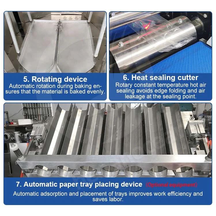 OCEAN Save Labor Cost Full Automatic Cup Cake Make Bake Equipment Mini Cupcake Maker Machine with Oven