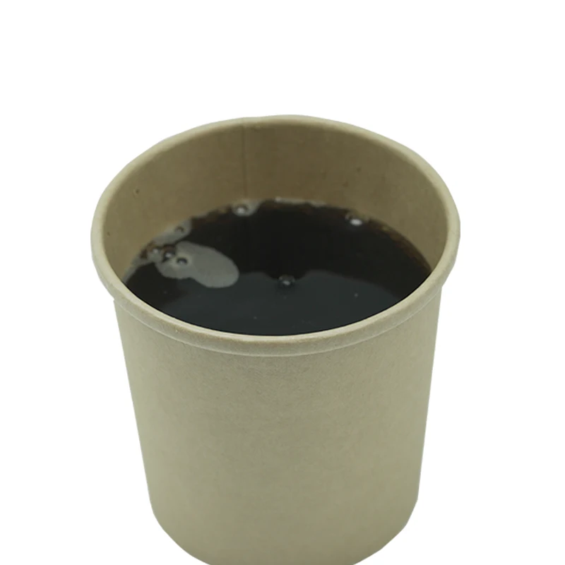 
Cola Paper Cup Wholesale Eco-friendly PE Coated Multi-size Custom Printed Kraft Disposable With Lids 