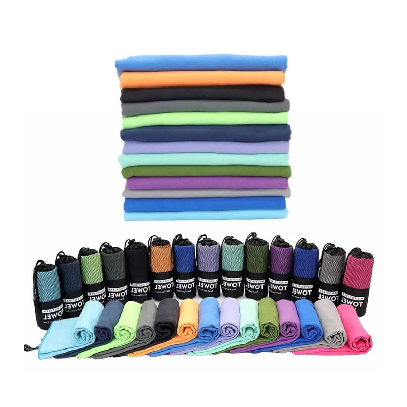 SiYJ171 Personalized Customizable Logo Microfiber Black Color Neck Towel Promotional Gift Design Custom Outdoor Gym Yoga Towel