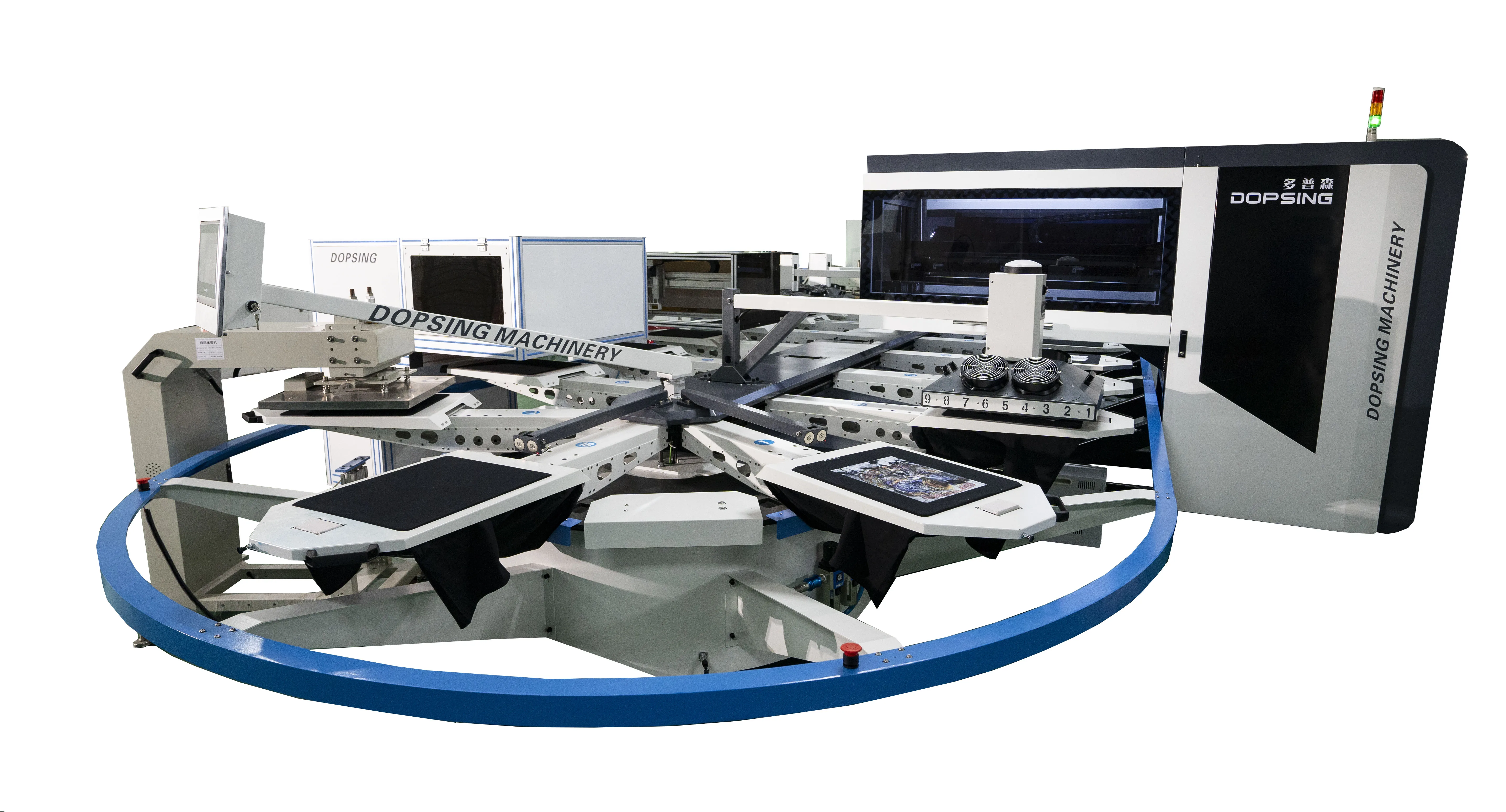 Automatic high speed DTG printing machine