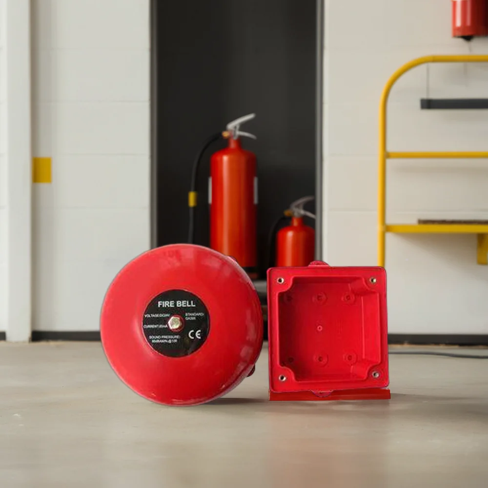 SUMRING Fire Bell Factory Fire Alarm Bell 24V or 12V Electric Waterproof Outdoor Fire Bell Rated Current 23mA