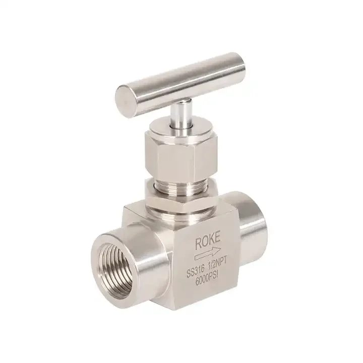Stainless Steel forged high pressure instrument 3000 PSI to 10000 PSI NPT Female Needle Valve