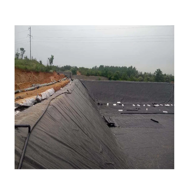 Mining landfill dam plastic sheet membrane lake farm fish tank film pond liner 0.5mm 1.5mm 2mm thickness hdpe Geomembrane