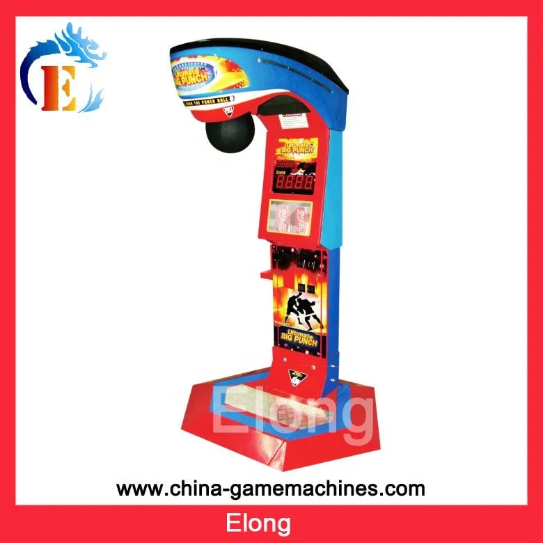 2020 Hot game Ultimate Big Punch with ticket or coco-cola boxing arcade game machine