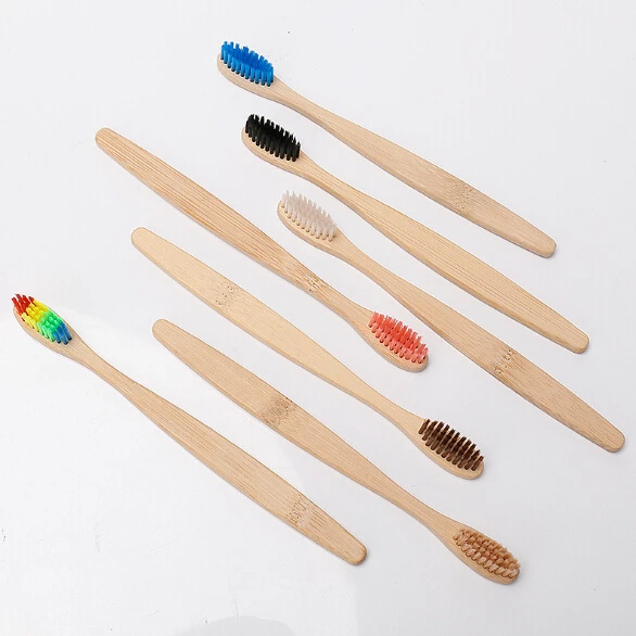 OEM Customized And Individual Packaged Biodegradable Natural Bamboo Toothbrush