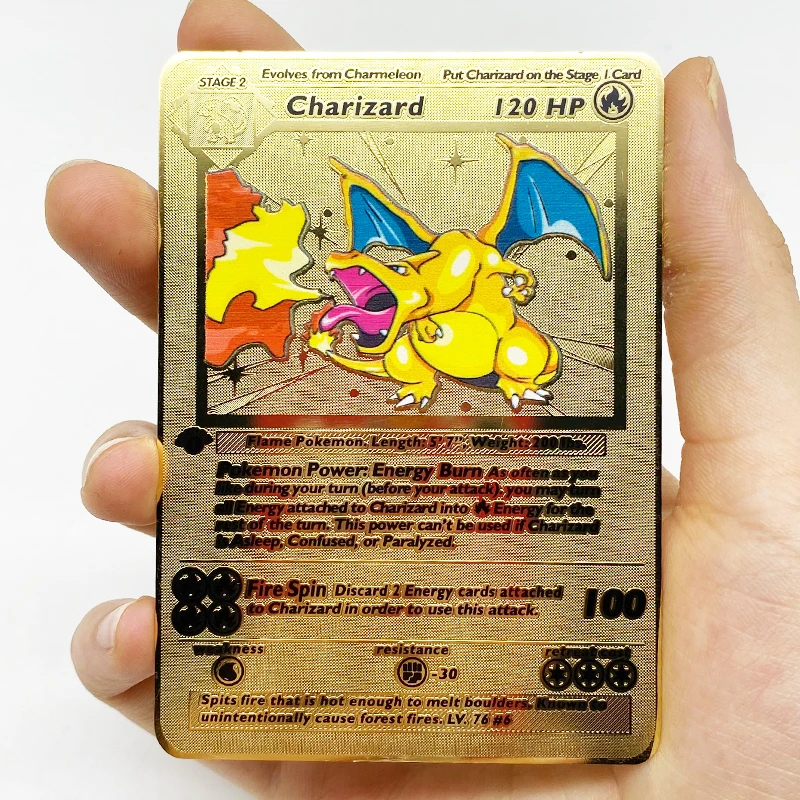  RTS 1-е издание Charizard blastise Venusaur Vmax Золотистый металлический Покемон базовый набор Торговые игровые
