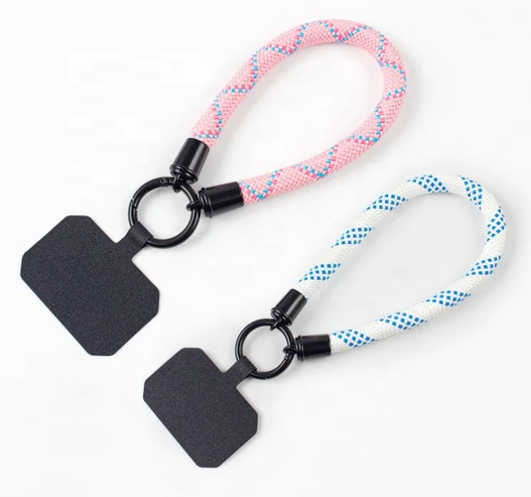 OEM/ODM Universal Phone Lanyard With Wrist Strap Adjustable Crossbody Tether Patches and Phone Straps Cell Phone Lanyard